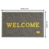 Picture of HouseFurnish PVC Anti Skid Door Mat Carpet (40cm X 60cm) - Beige Brown